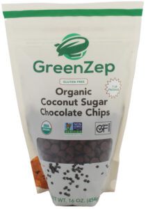 GreenZep Organic Coconut Sugar Chocolate Chps